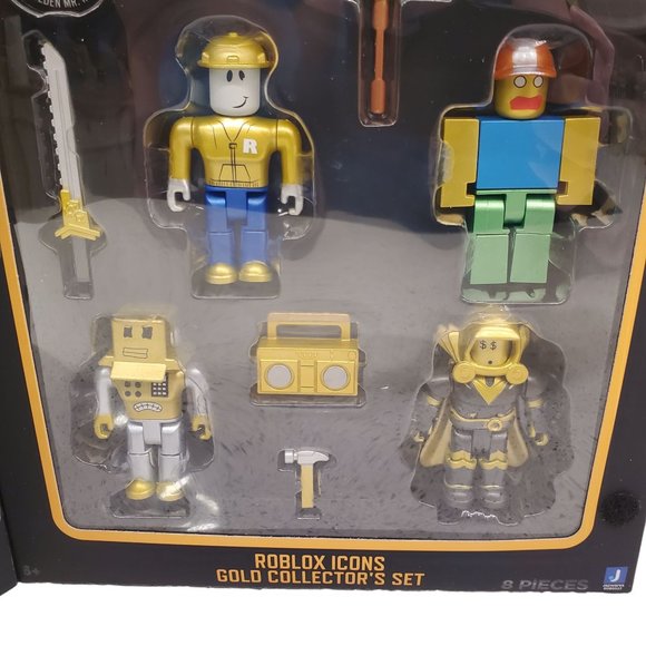 Roblox Icons Gold Collectors Set 15th Anniversary Gold Collectors Set Figures - Picture 5 of 16